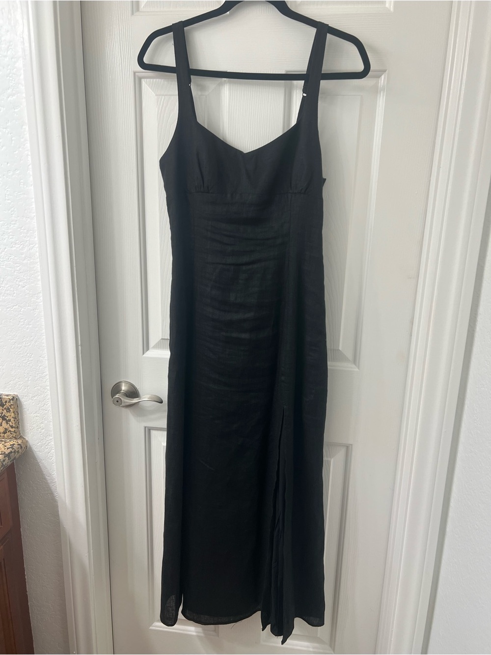 Zara Black Sleeveless Maxi Dress
